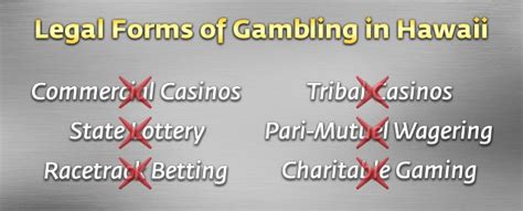 is gambling illegal in hawaii|Hawaii Gambling Laws .